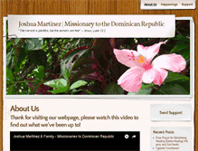 Tablet Screenshot of joshuamartinez.org